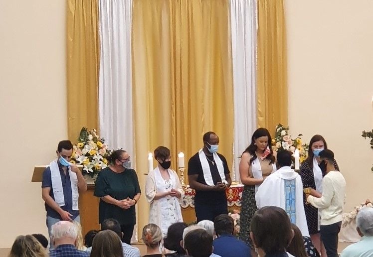 Catechumen's welcomed into the Catholic faith Catechumen's welcomed into the Catholic faith